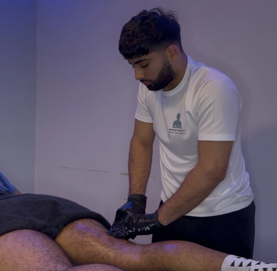 Sports massage session